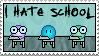 i vote for the i hate school banner