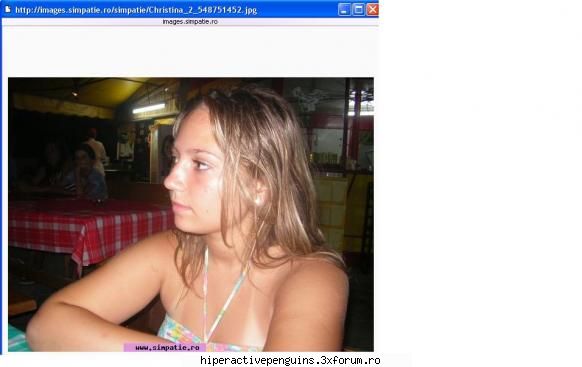 moi...andra [cu mai putine litere] - andraaaa..carciuma asta nu e din costinesti? - Useri.Semnati la intrare.