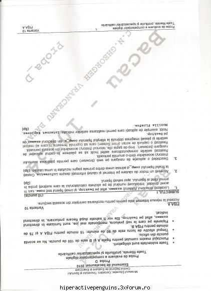 zi de zi - bun. gata si competentele. subiectele au fost ok - Bla bla-uri